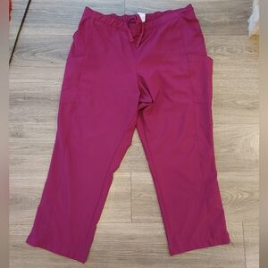 Wonder Wink Size 2XP Color Wine Style 5155 Scrub Pant